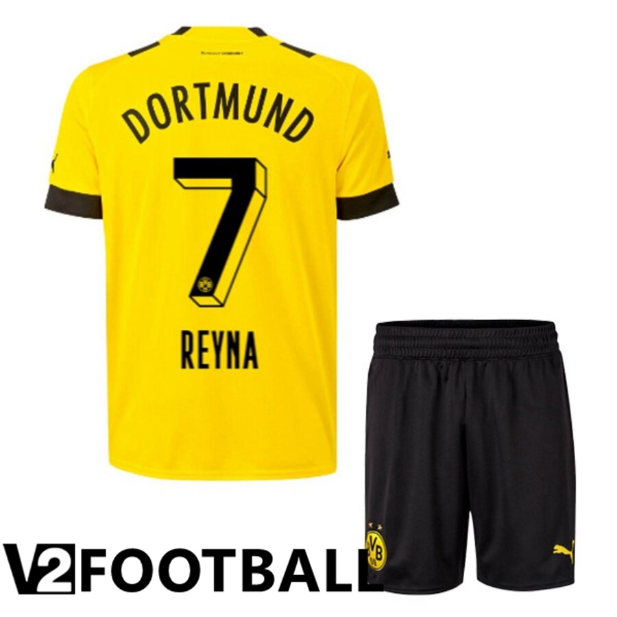Borussia Dortmund (REYNA 7) Kids Home Shirts 2022/2023