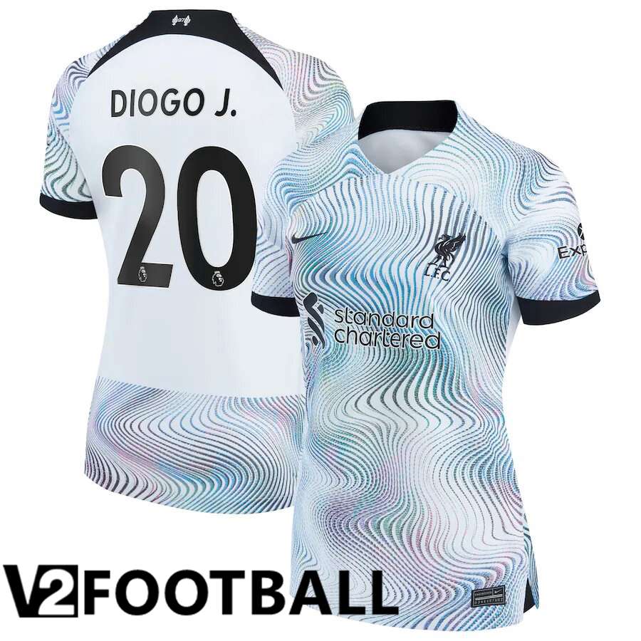 FC Liverpool（DIOGOJ 20）Womens Away Shirts 2022/2023