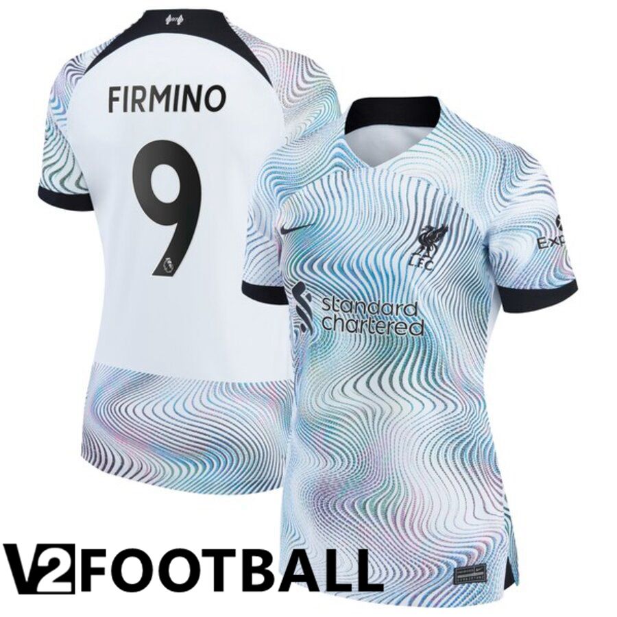 FC Liverpool（FIRMINO 9）Womens Away Shirts 2022/2023