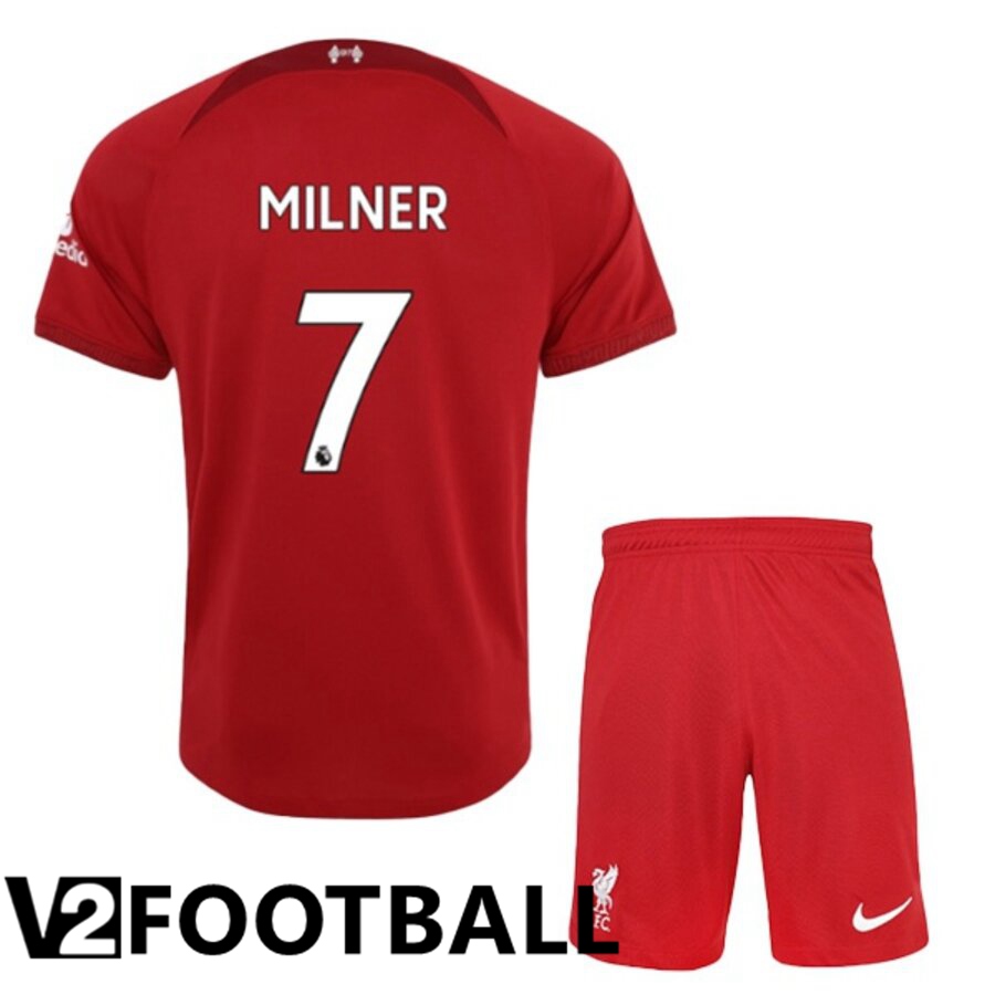 FC Liverpool（MILNER 7）Kids Home Shirts 2022/2023