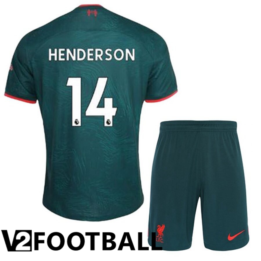 FC Liverpool（HENDERSON 14）Kids Third Shirts 2022/2023
