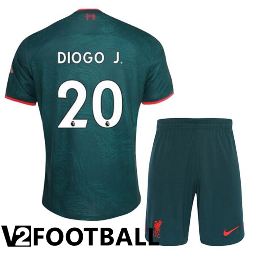 FC Liverpool（DIOGOJ 20）Kids Third Shirts 2022/2023