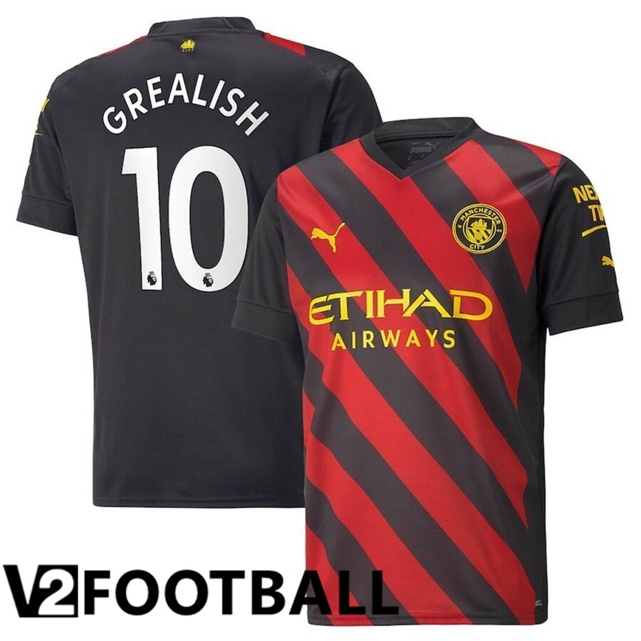 Manchester City（GREALISH 10）Away Shirts 2022/2023