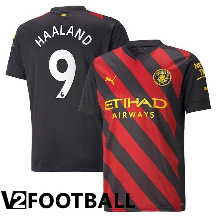 Manchester City（HAALAND 9）Away Shirts 2022/2023