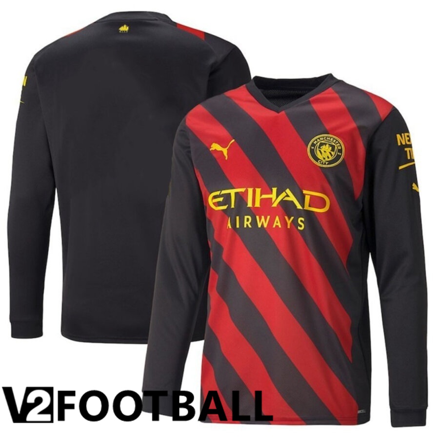 Manchester City Away Shirts Long sleeve 2022/2023