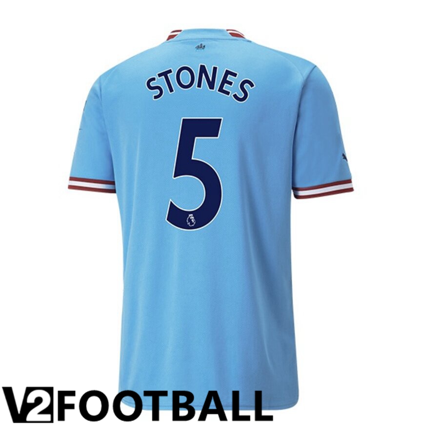 Manchester City（STONES 5）Home Shirts 2022/2023