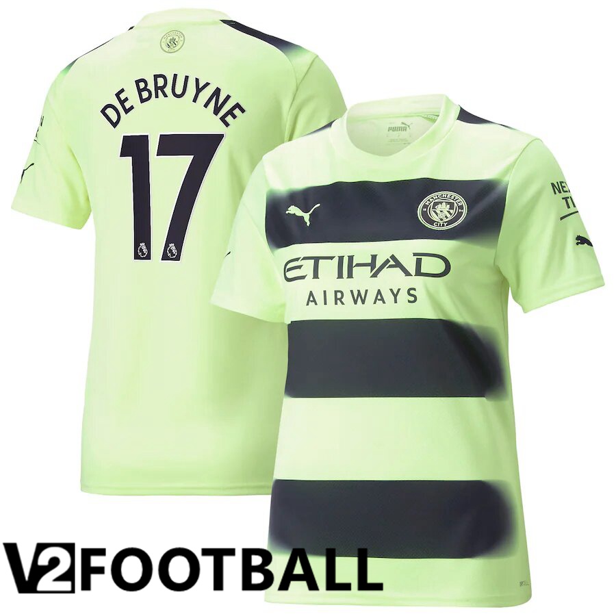 Manchester City（DEBRUYNE 17）Third Shirts 2022/2023