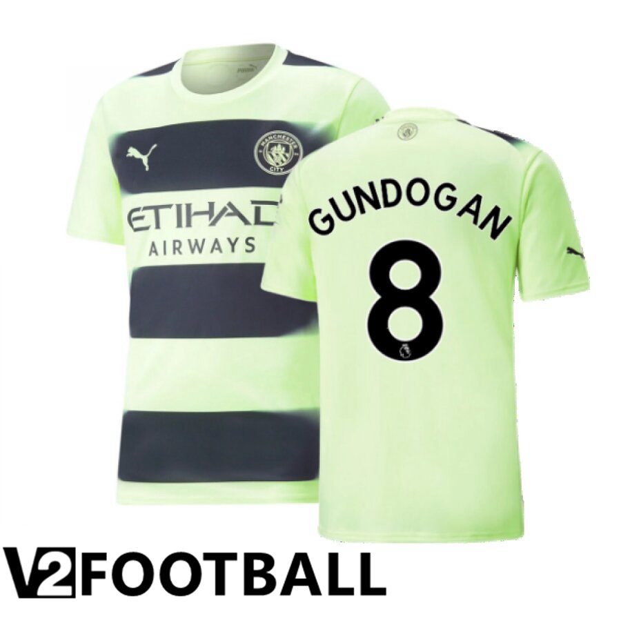 Manchester City（GUNDOGAN 8）Third Shirts 2022/2023