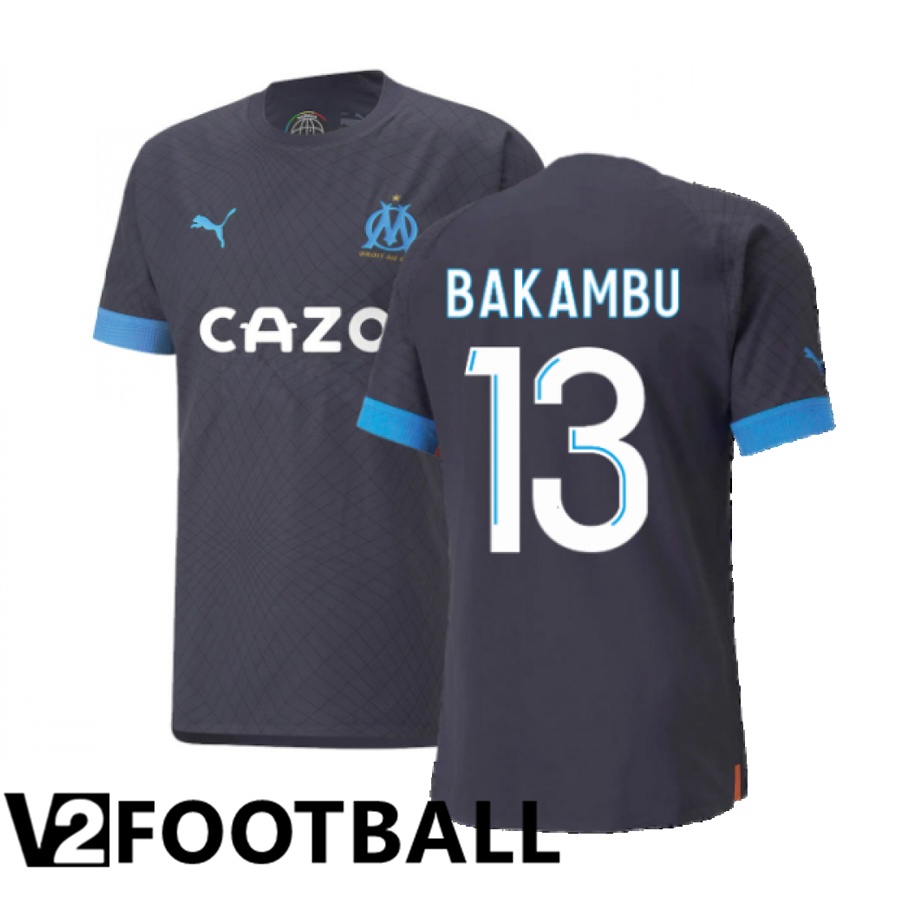 Olympique Marseille (Bakambu 13) Away Shirts 2022/2023