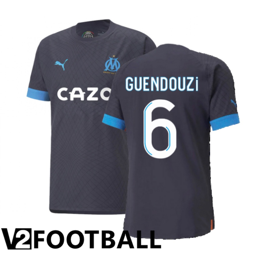 Olympique Marseille (Guendouzi 6) Away Shirts 2022/2023