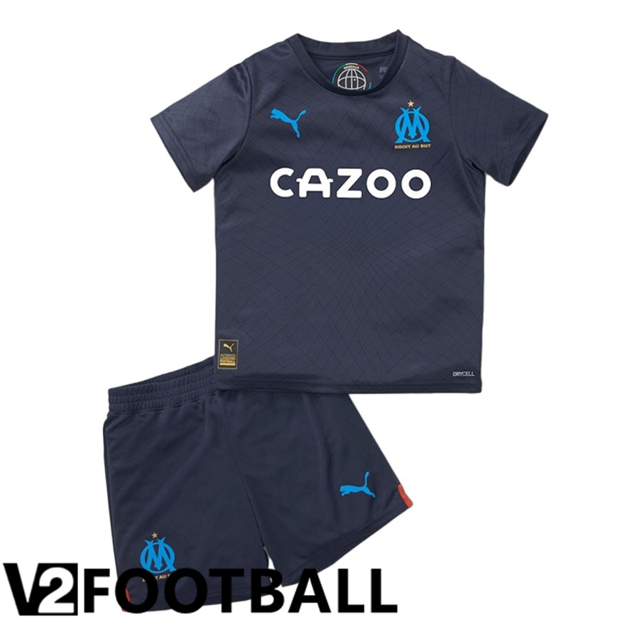 Olympique Marseille Kids Away Shirts 2022/2023