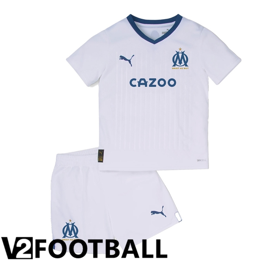 Olympique Marseille Kids Home Shirts 2022/2023