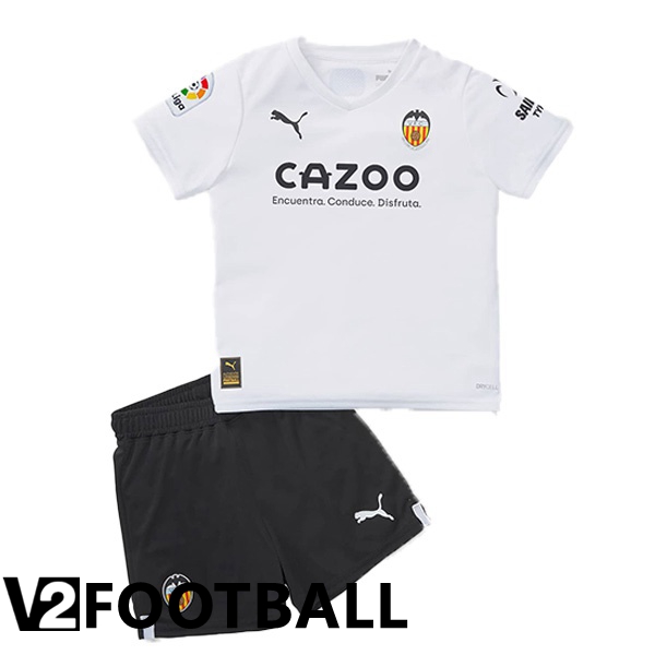 Valencia CF Kids Home Shirts White 2022/2023