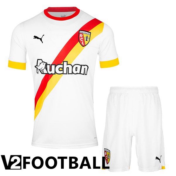 RC Lens Kids Third Shirts White 2022/2023