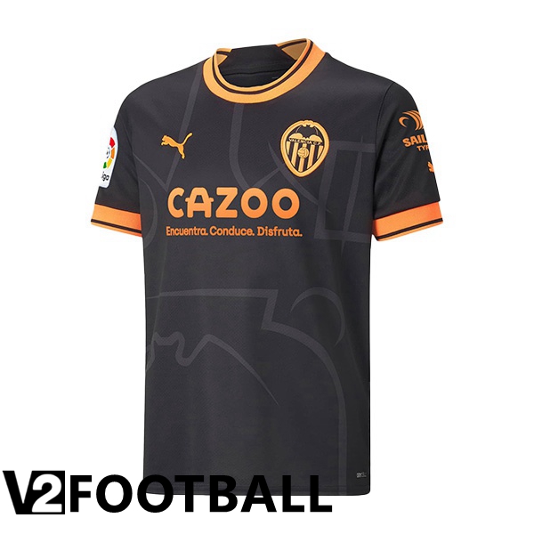 Valencia CF Away Shirts Black 2022/2023
