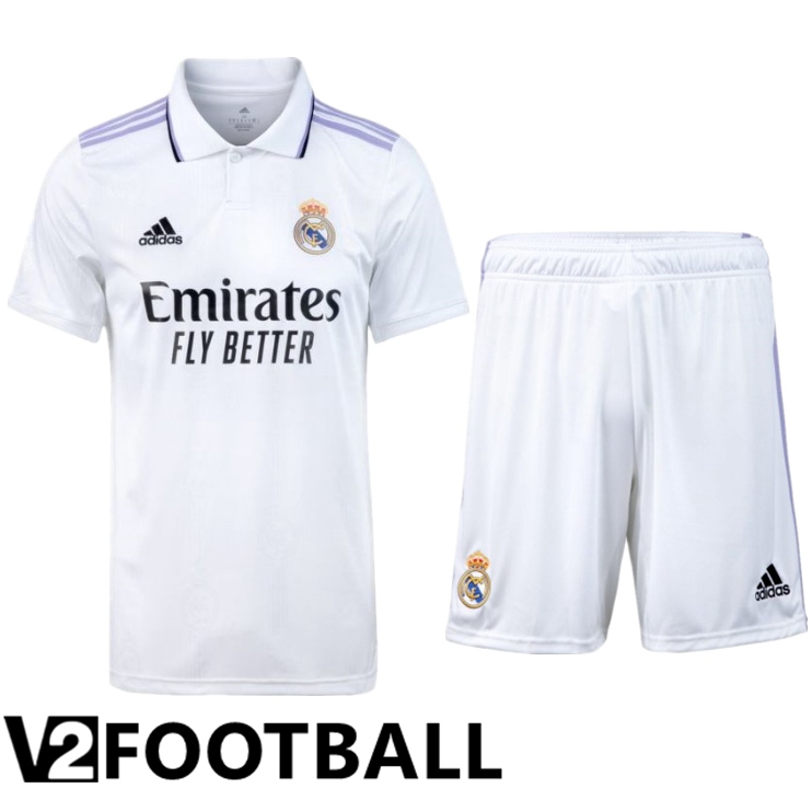 Real Madrid Home Shirts + Shorts 2022/2023