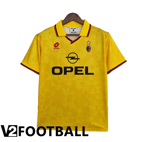 AC Milan Retro Away Shirts Yellow 1995-1996