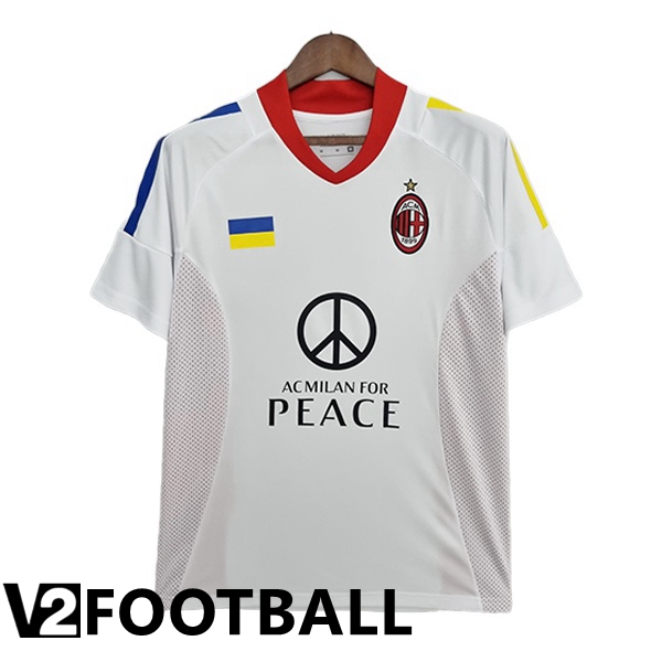 AC Milan Retro Away Shirts Champions League White 2002-2003