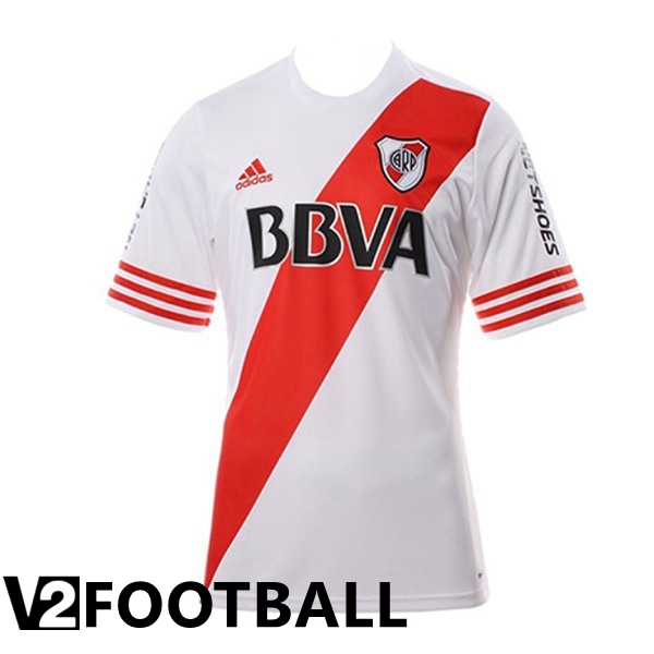 River Plate Retro Home Shirts White Red 2015-2016