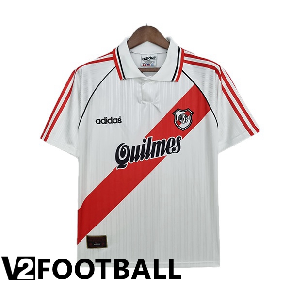 River Plate Retro Home Shirts White Red 1995-1996
