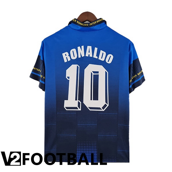 Inter Milan Ronaldo Retro Shirts Blue 1997-1998