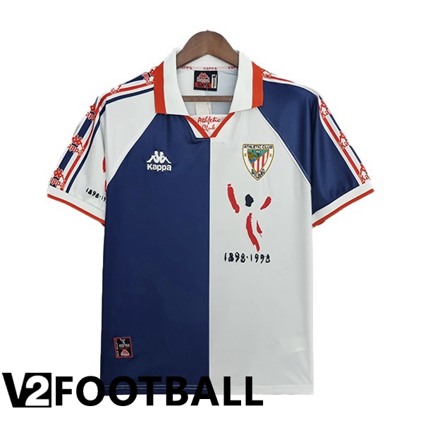 Athletic Bilbao Retro Away Shirts Blue White 1997-1998