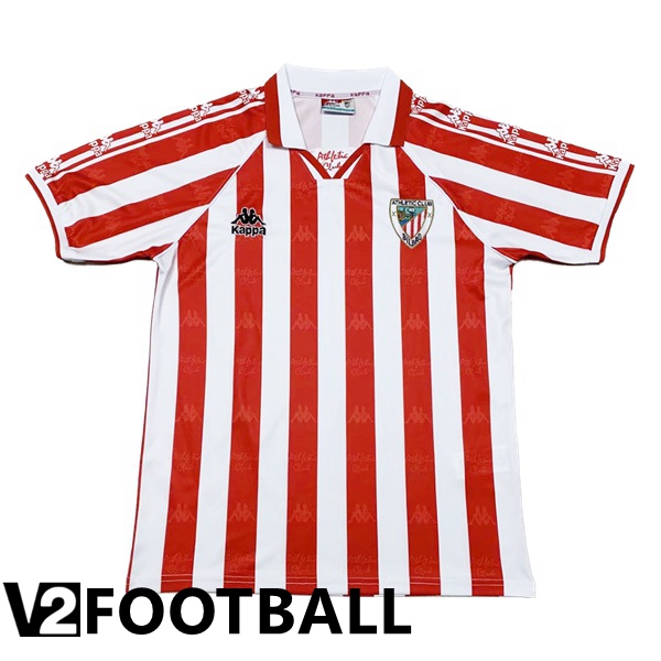 Athletic Bilbao Retro Home Shirts Red 1995-1997