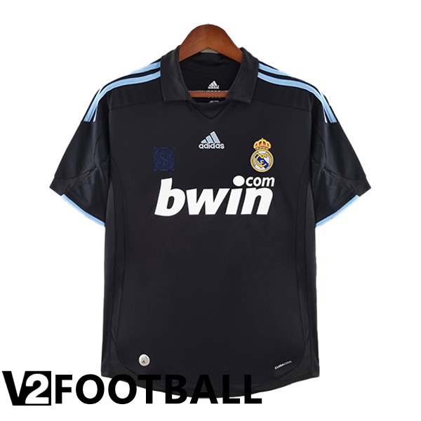 Real Madrid Retro Away Shirts Black 2009-2010
