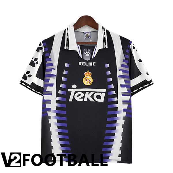 Real Madrid Retro Third Shirts Black 1997-1998