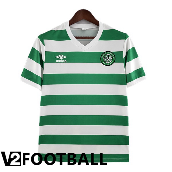 Celtic FC Retro Home Shirts Green White 1980-1981