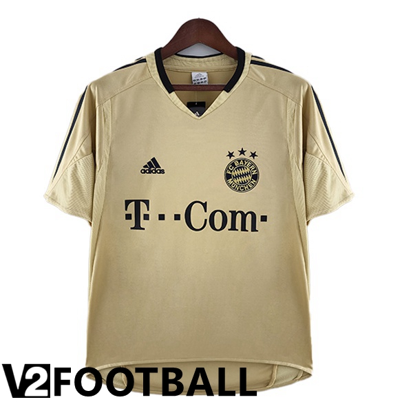 Bayern Munich Retro Away Shirts Yellow 2004-2005