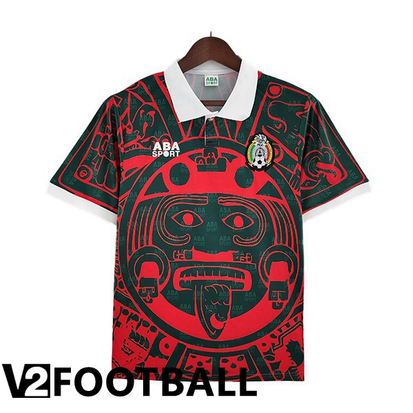 Mexico Retro Shirts Fourth Black Red 1997
