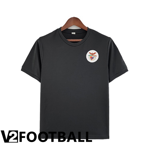 S.L Benfica Retro Away Shirts Black 1973-1974