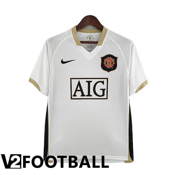 Manchester United Retro Away Shirts White 2006-2007
