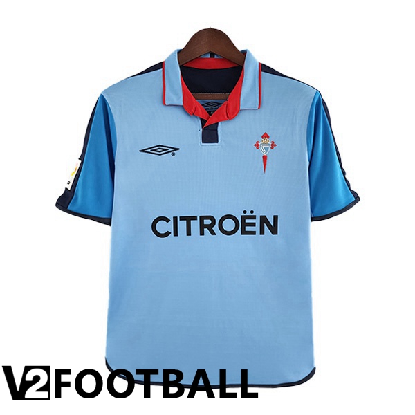 Celta Vigo Retro Home Shirts Blue 2002-2004