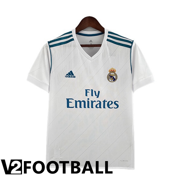 Real Madrid Retro Home Shirts White 2017-2018