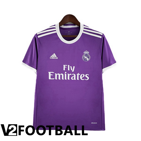 Real Madrid Retro Away Shirts Purple 2017-2018