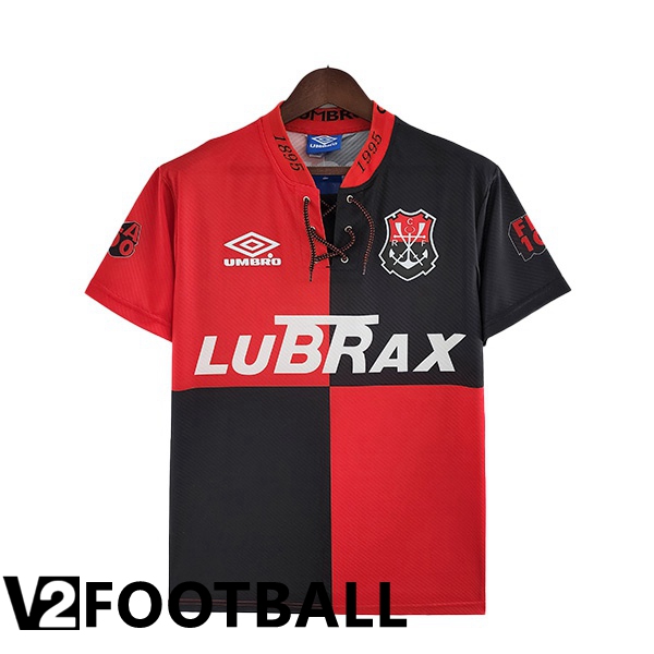 Flamengo Retro Shirts 100th Anniversary Edition Red Black 1994