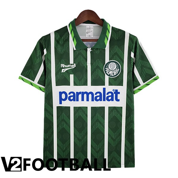 Palmeiras Retro Home Shirts Green 1996