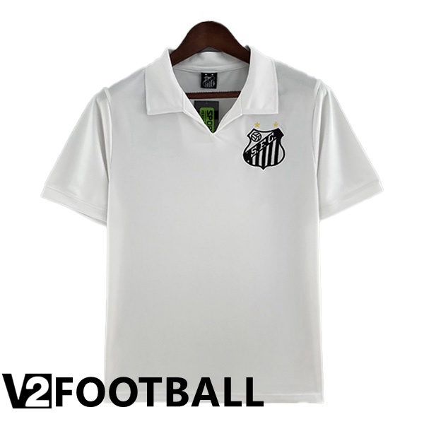 Santos FC Retro Home Shirts White 1970