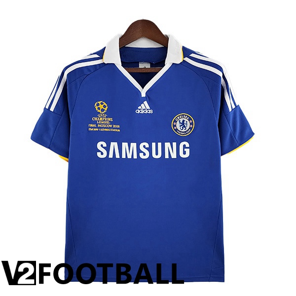 FC Chelsea Retro Home Shirts Blue 2008-2009