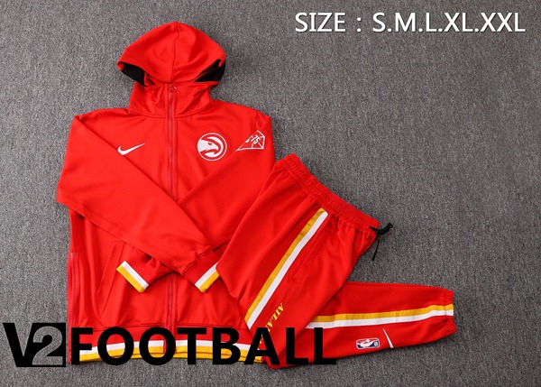 NBA Atlanta Hawks Training Jacket Suit Red 2022/2023