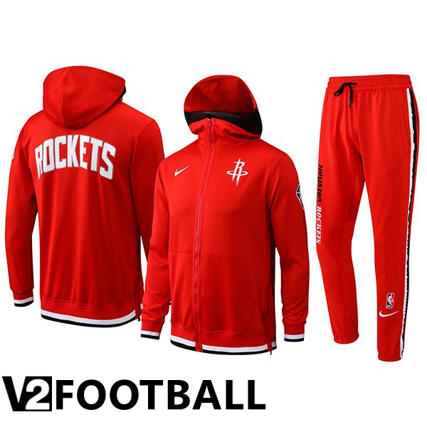 NBA Houston Rockets Training Jacket Suit Red 2022/2023