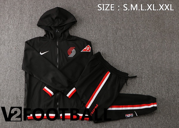 NBA Portland Trail Blazers Training Jacket Suit Black 2022/2023