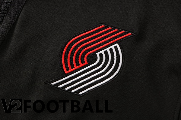 NBA Portland Trail Blazers Training Jacket Suit Black 2022/2023