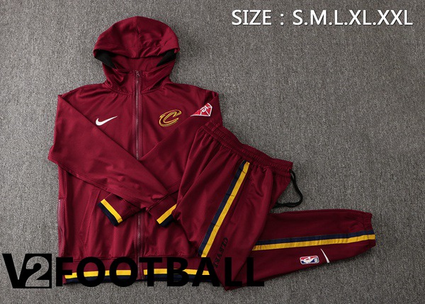 NBA Cleveland Cavaliers Training Jacket Suit Red 2022/2023