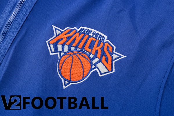 NBA New York Knicks Training Jacket Suit Blue 2022/2023