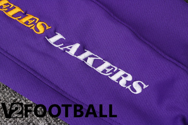 NBA Los Angeles Lakers Training Jacket Suit Purple 2022/2023