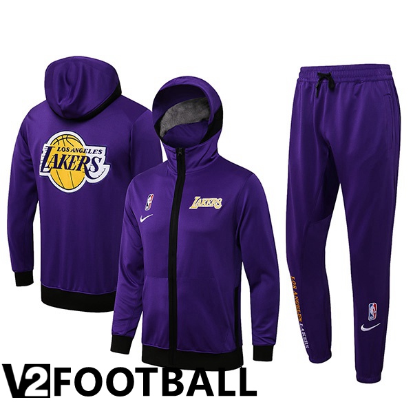 NBA Los Angeles Lakers Training Jacket Suit Purple 2022/2023