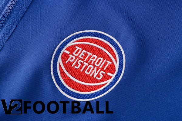 NBA Detroit Pistons Training Jacket Suit Blue 2022/2023